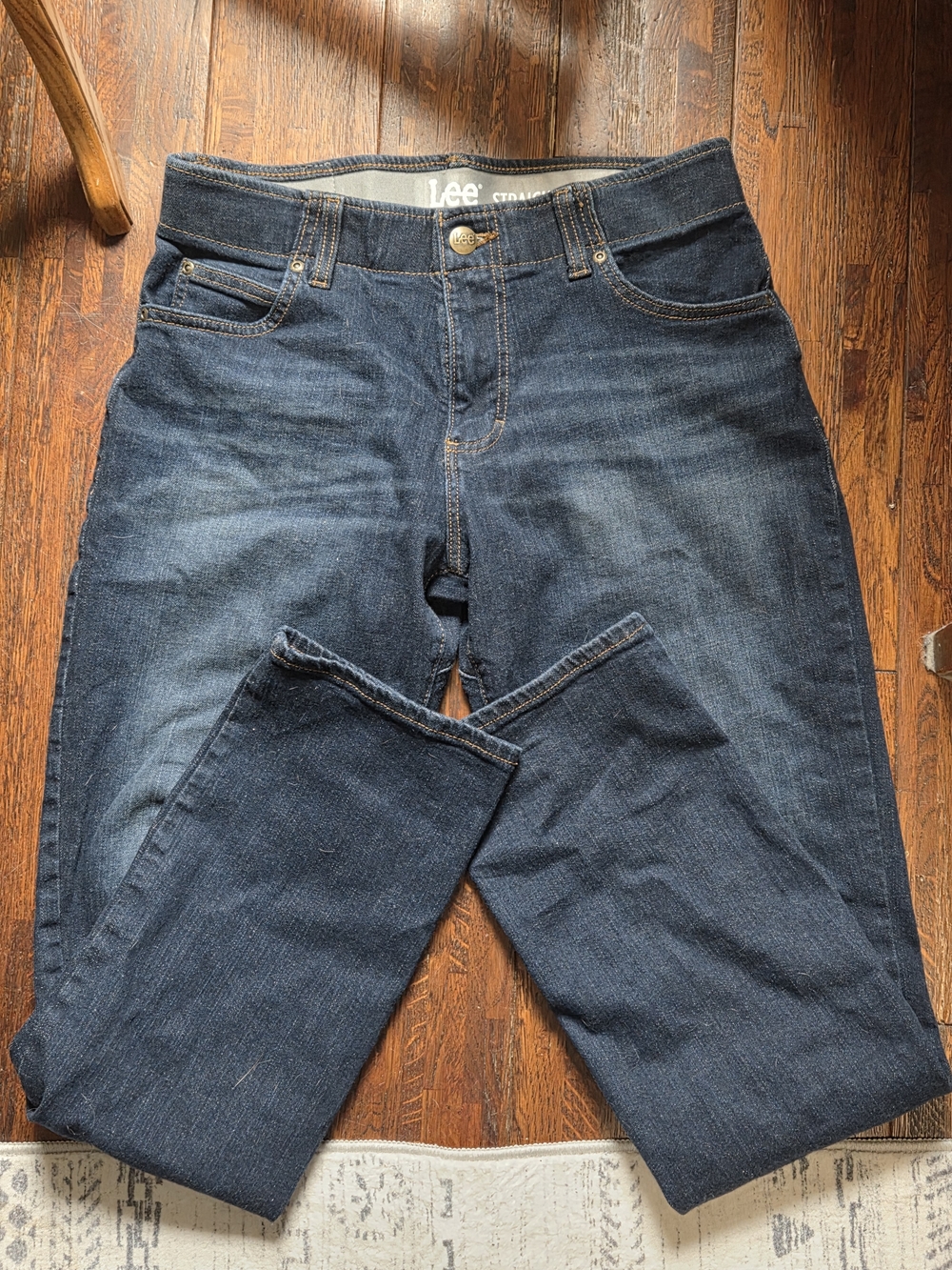 Lee Men's Indigo Straight Leg Jeans 30x32